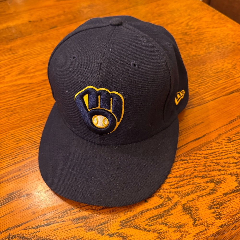 New Era 59FIFTY Navy Brewers Fitted Cap